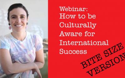 How to be Culturally Aware for International Success – Bitesize version